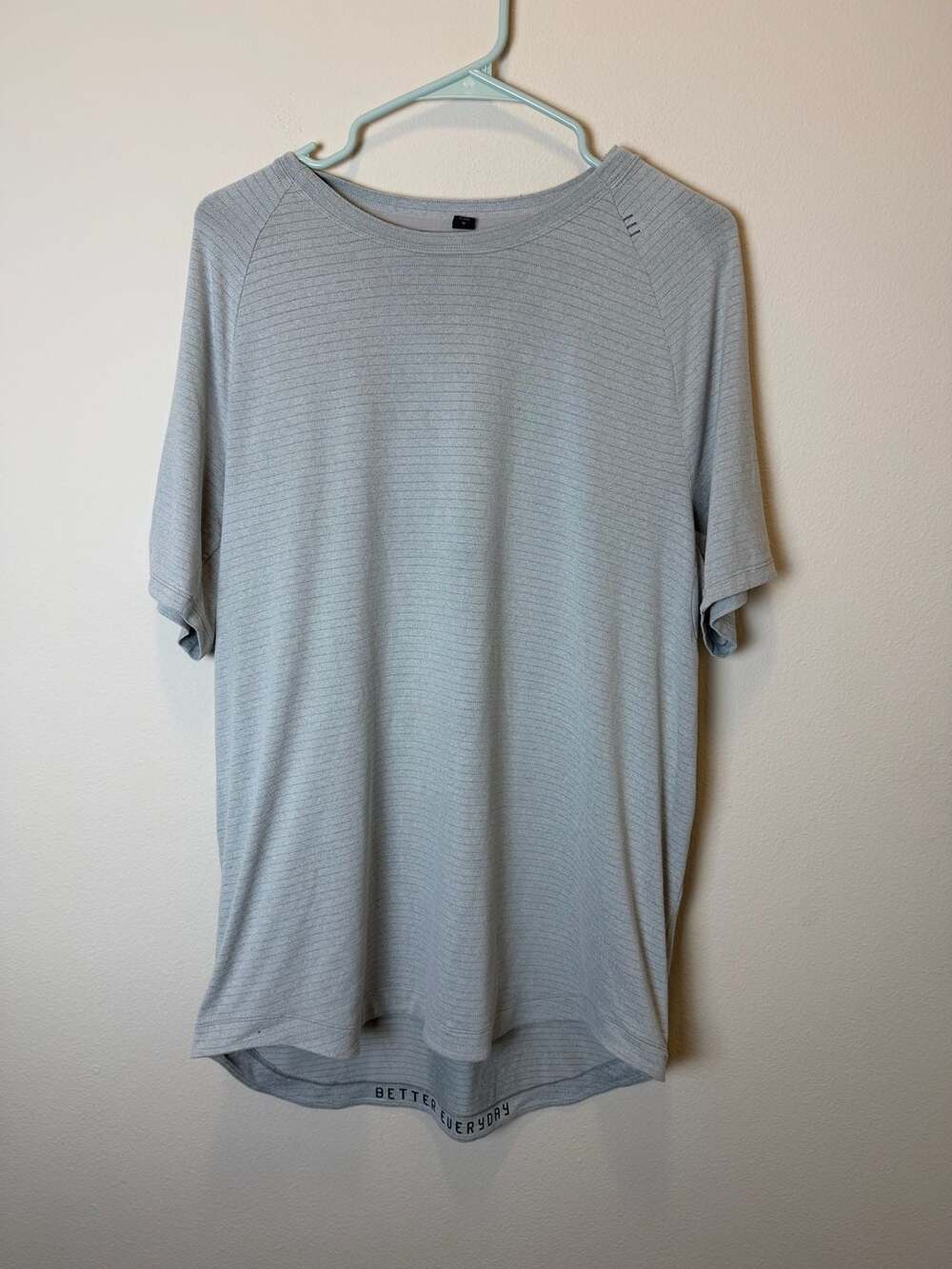 Lululemon License to Train Short-Sleeve Shirt Gray